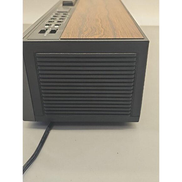 REALISTIC AM/FM Alarm Radio CASSETTE Vintage. Model: Chronosette-256. Works - Picture 8 of 11